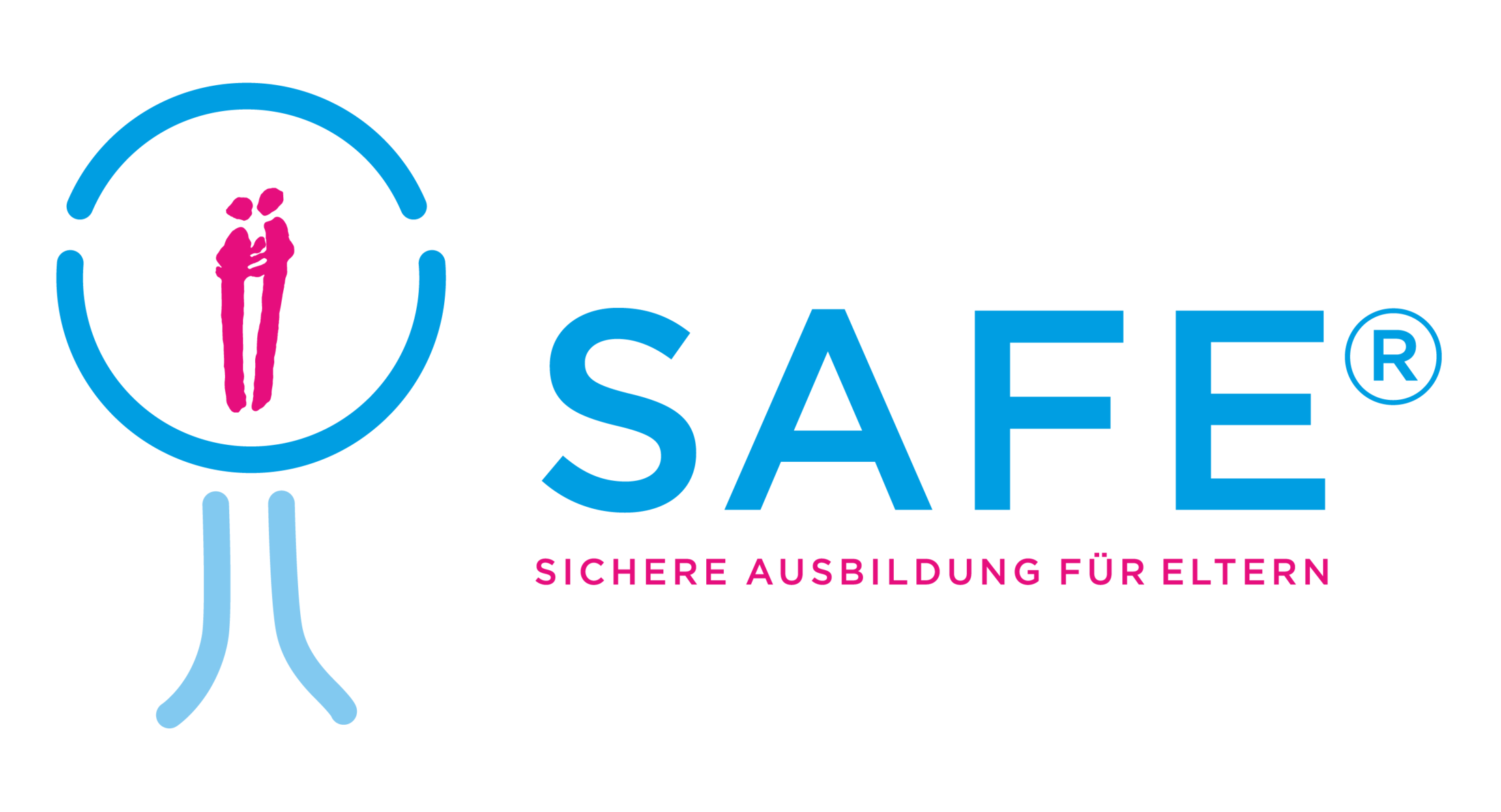 SAFE logo with blue circle and stylized family figure