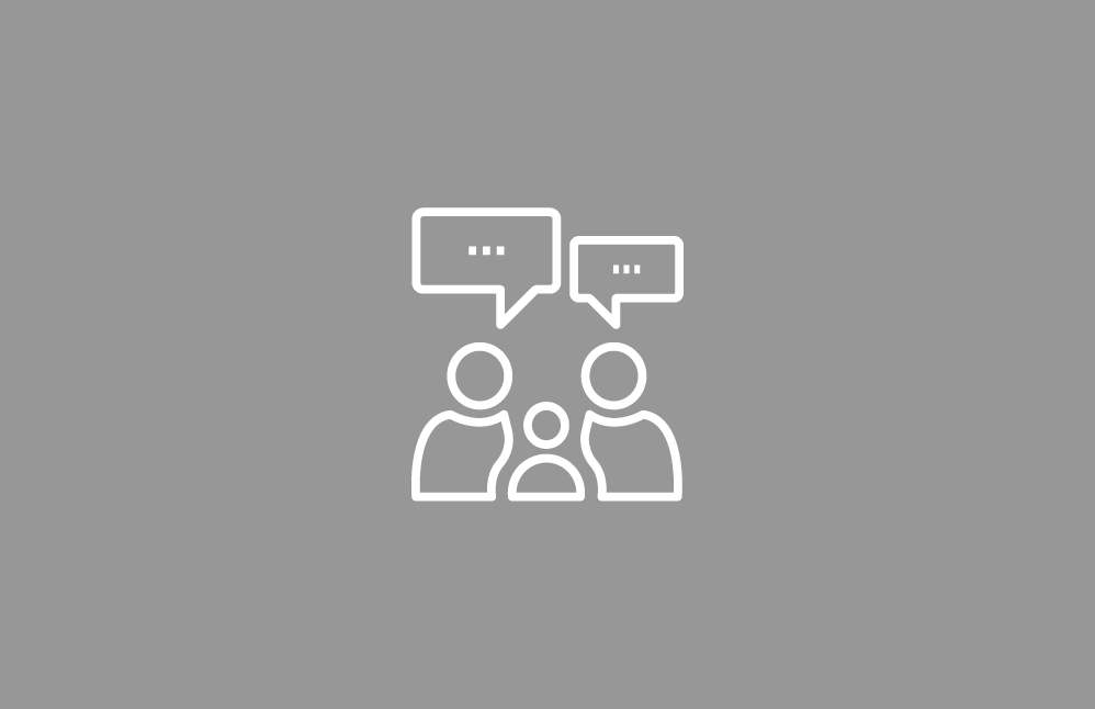 Illustration of a public policy advisory board having a discussion.