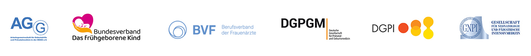 Logos of organizations supporting the pertussis vaccination campaign.