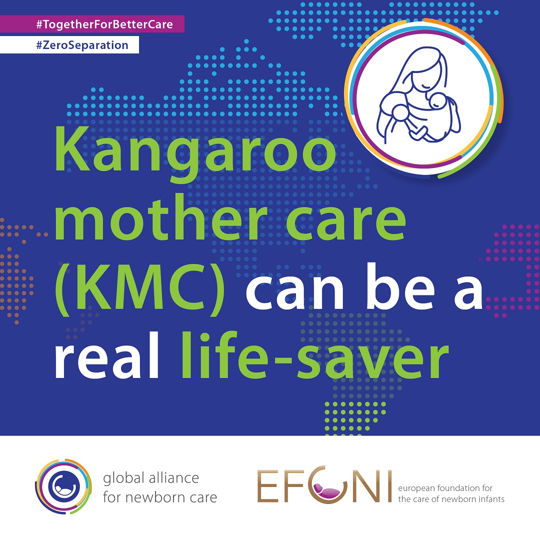 Infographic saying Kangaroo Mother Care (KMC) can be a real life-saver