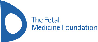 Logo of the Fetal Medicine Foundation in blue with a distinctive abstract shape.
