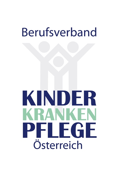BKKÖ logo with stylized figures above the words Kinder Kranken Pflege Österreich.