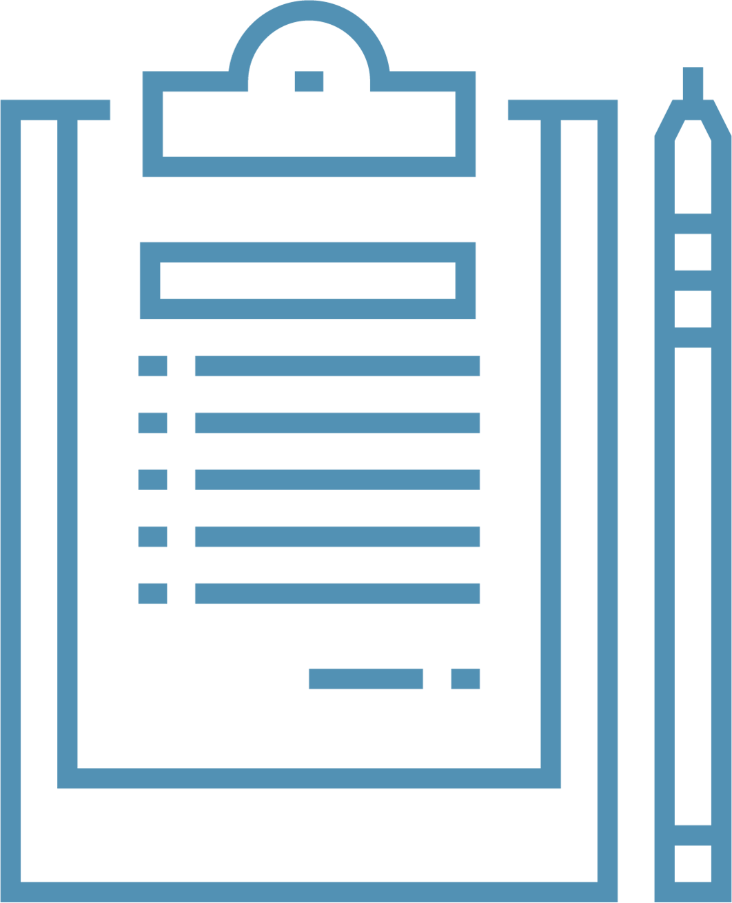 icon of a questionnaire to be filled in